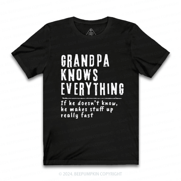 Personalized Funny Grandpa Christmas Gift Shirt