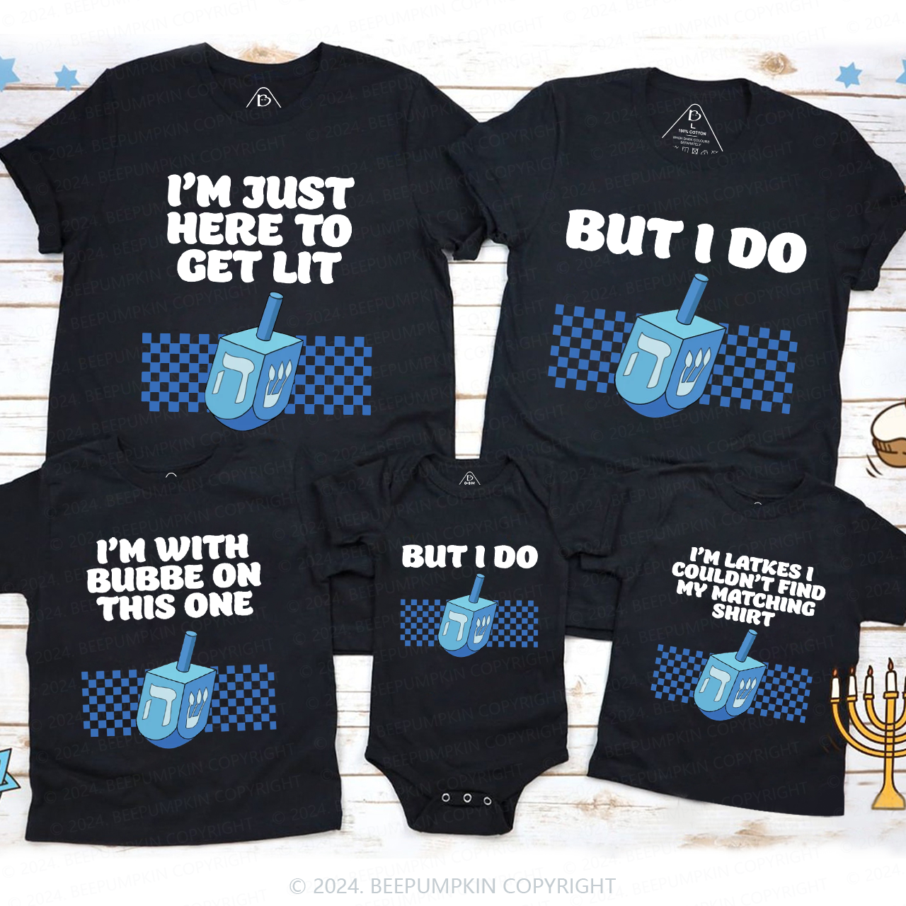 I Don‘t Do Matching Group Hanukkah Gift Family Matching T-Shirts 