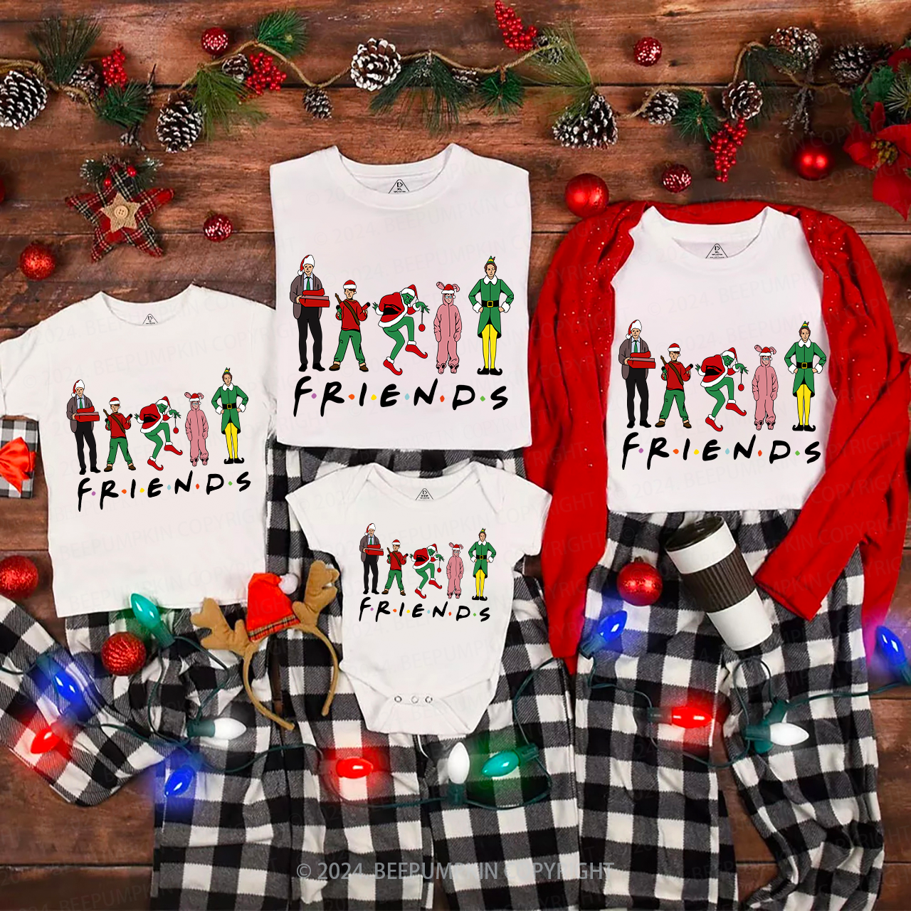 Spend Christmas Together Party Matching Shirts