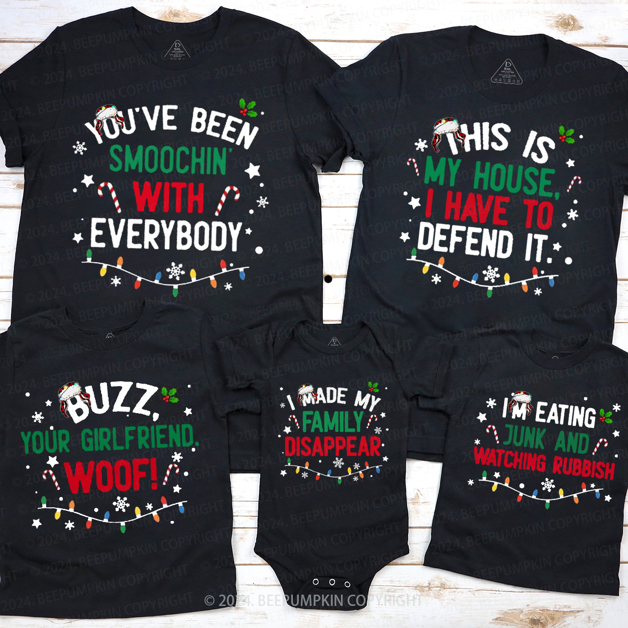 Personalized Home Alon Quotes Family Matching T-Shirts Beepumpkin