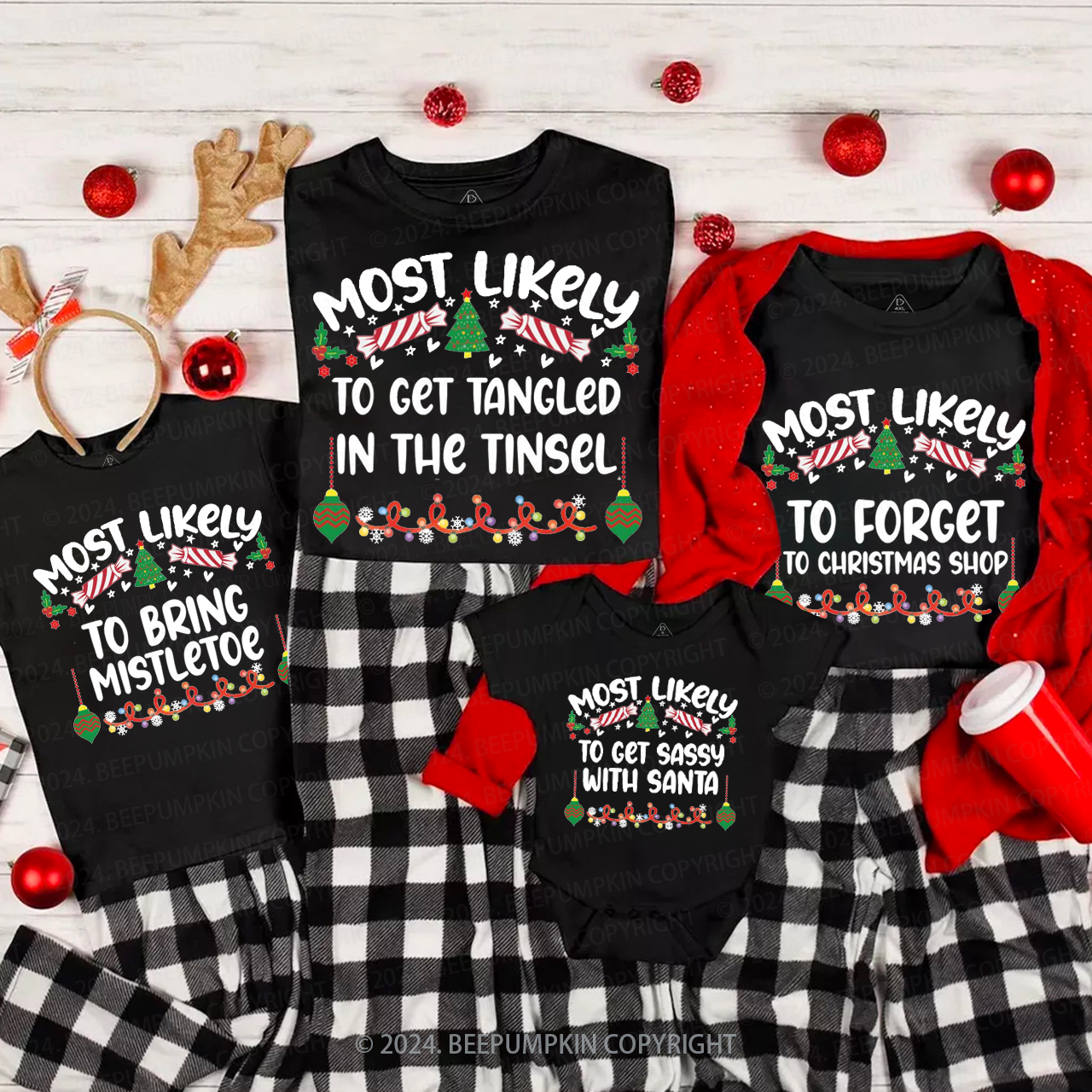 Personalized 72 Quotes Most Likely to Family Matching T-Shirts Beepumpkin