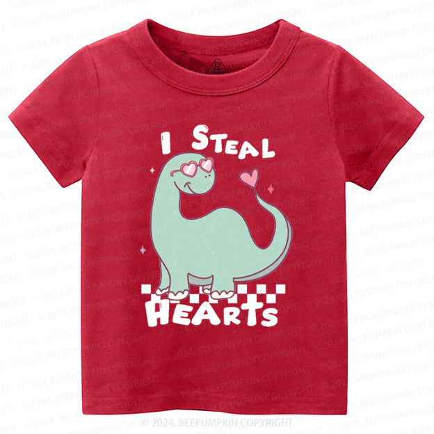 Love I Steal Hearts Toddler&Kids Tees Beepumpkin