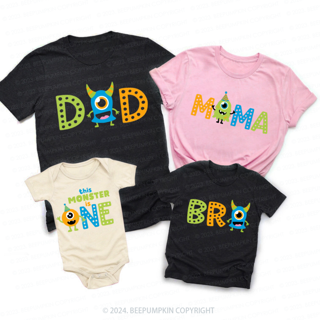 We Created A Monster Family Matching Tees