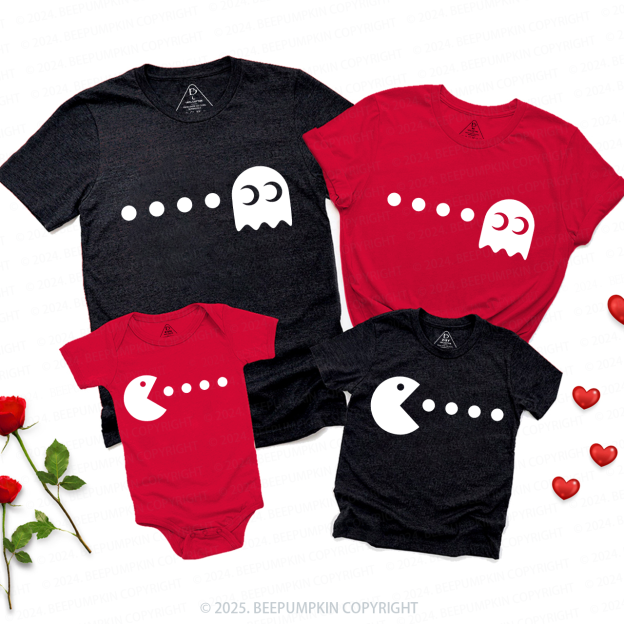 Pacman&Ghost Family Matching Shirts