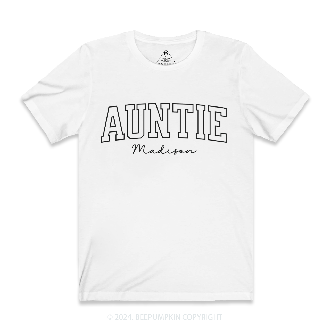 Personalized Aunt & Uncle Name Shirt 