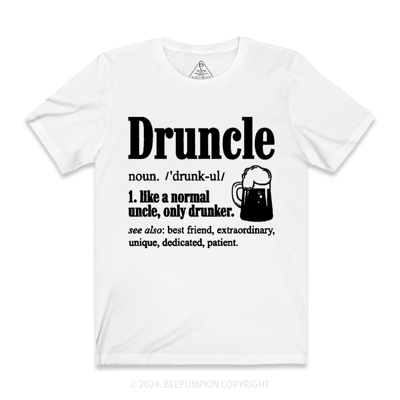 Druncle Like A Normal Uncle Only Drunker T-shirt For Uncle