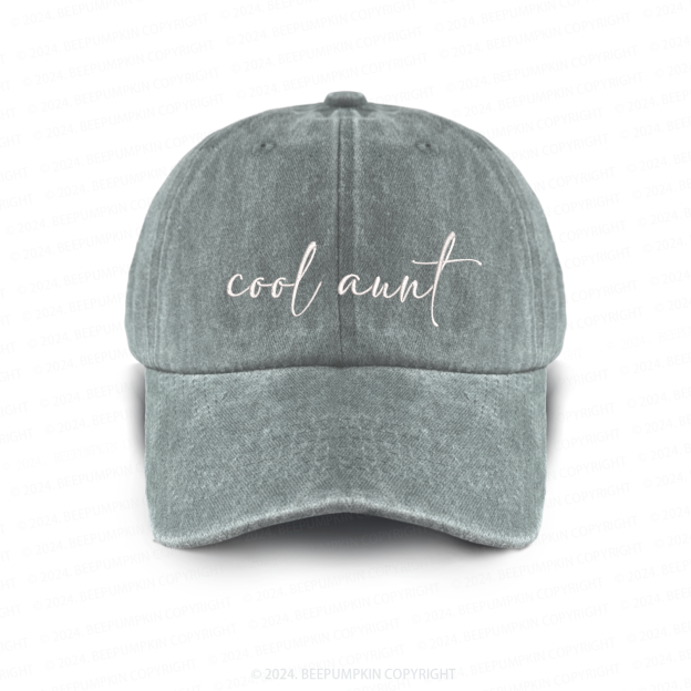 Cool Aunt Embroidered Baseball Cap