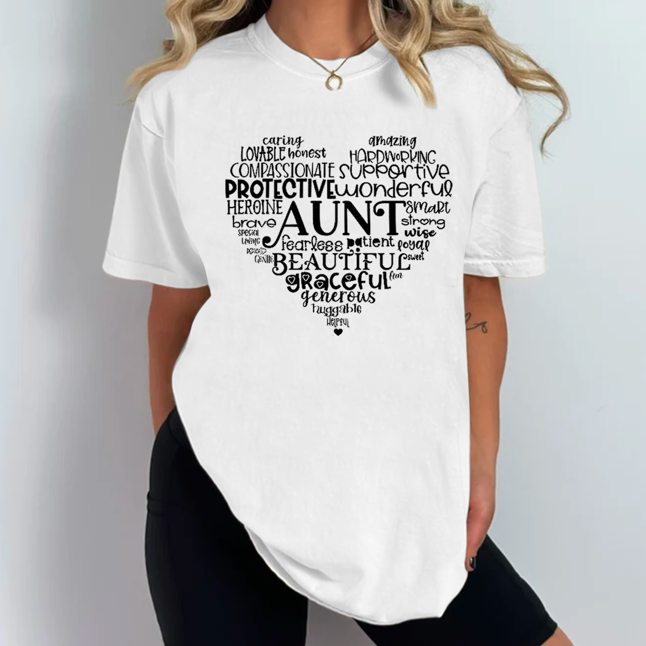 Aunt Heart Best Auntie T-Shirts 