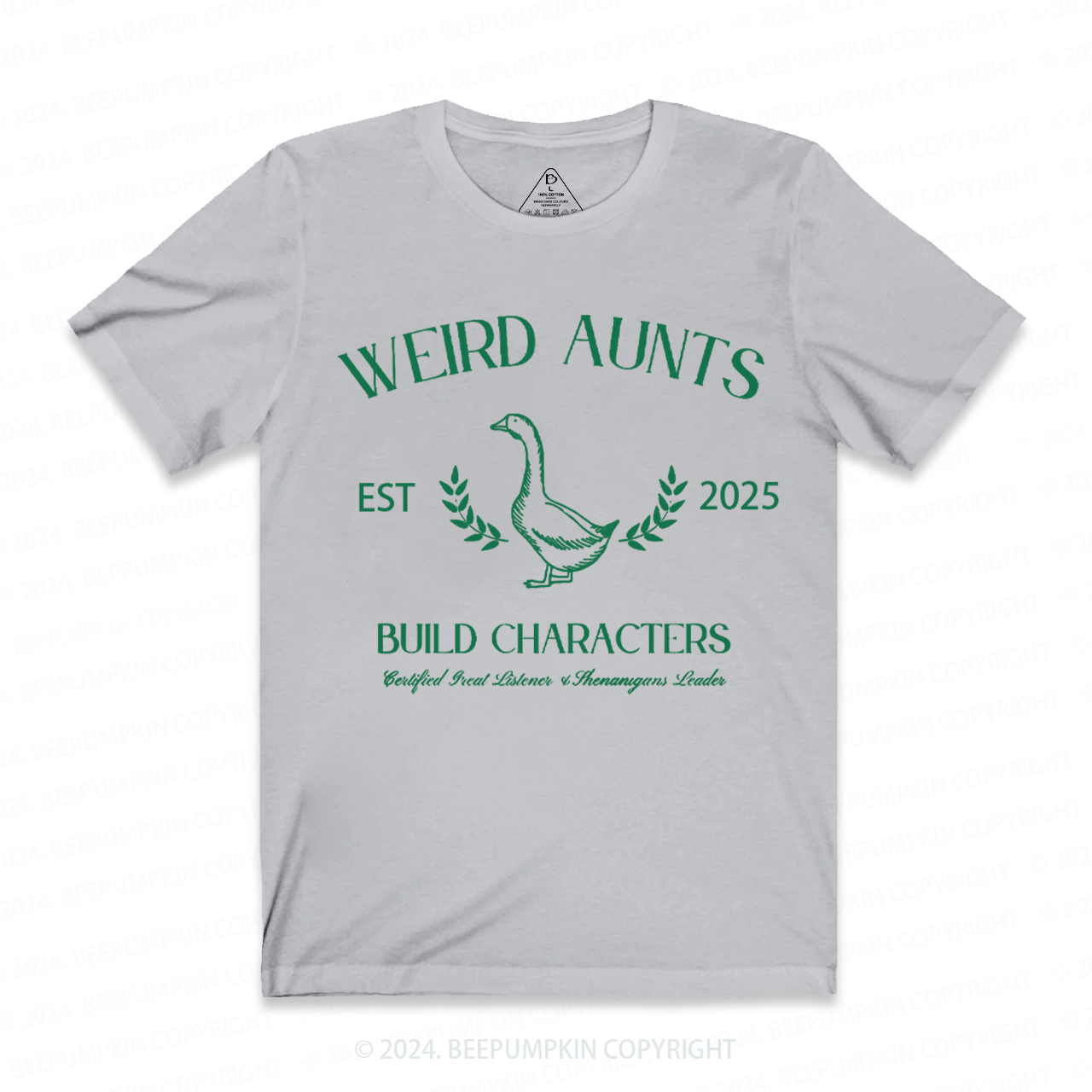 Personalized Vintage Silly Goose Weird Aunt T-Shirts 
