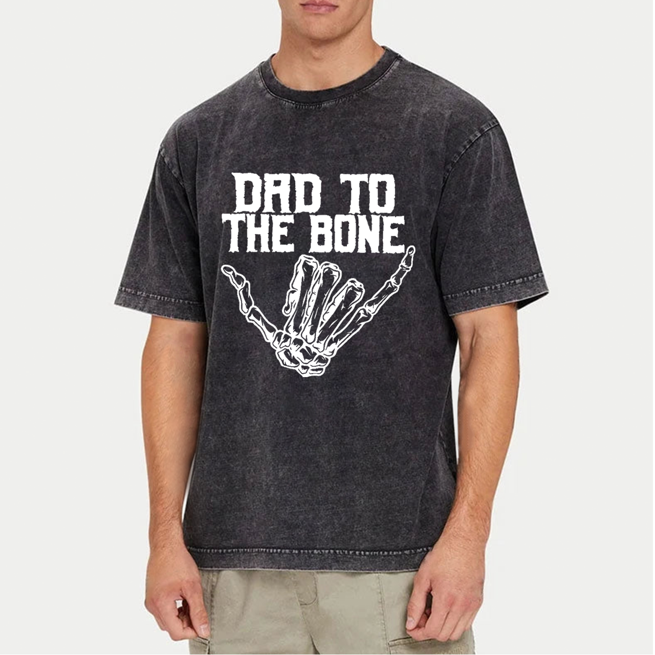 Dad To The Bone Washed T-Shirts 