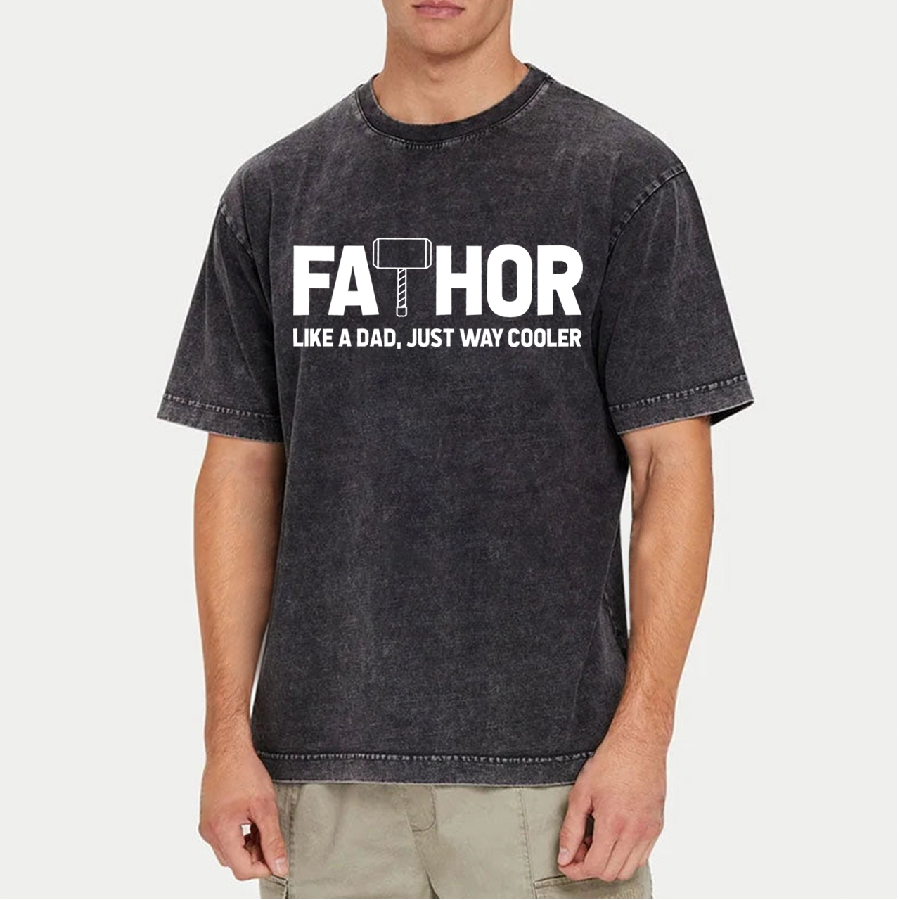 Fathor Like A Dad Washed T-Shirts 