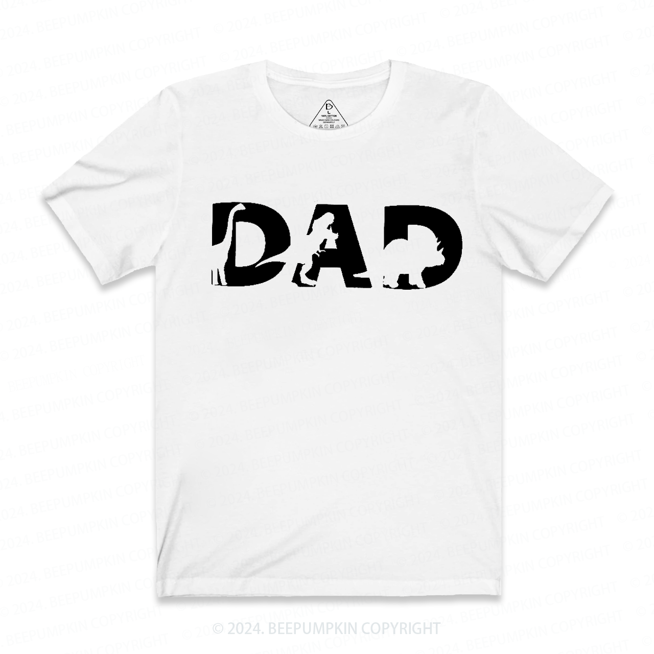 Dinosaur Dad Three Rex B-Day T-shirt