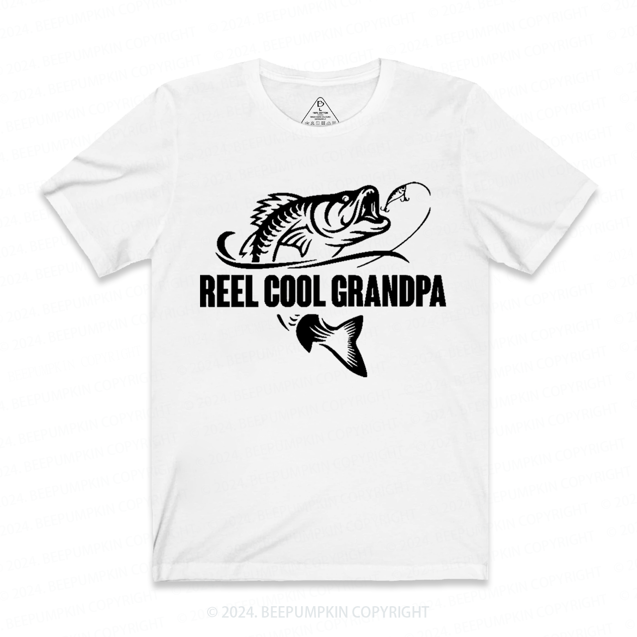 Reel Cool Grandpa Fishing T-shirt