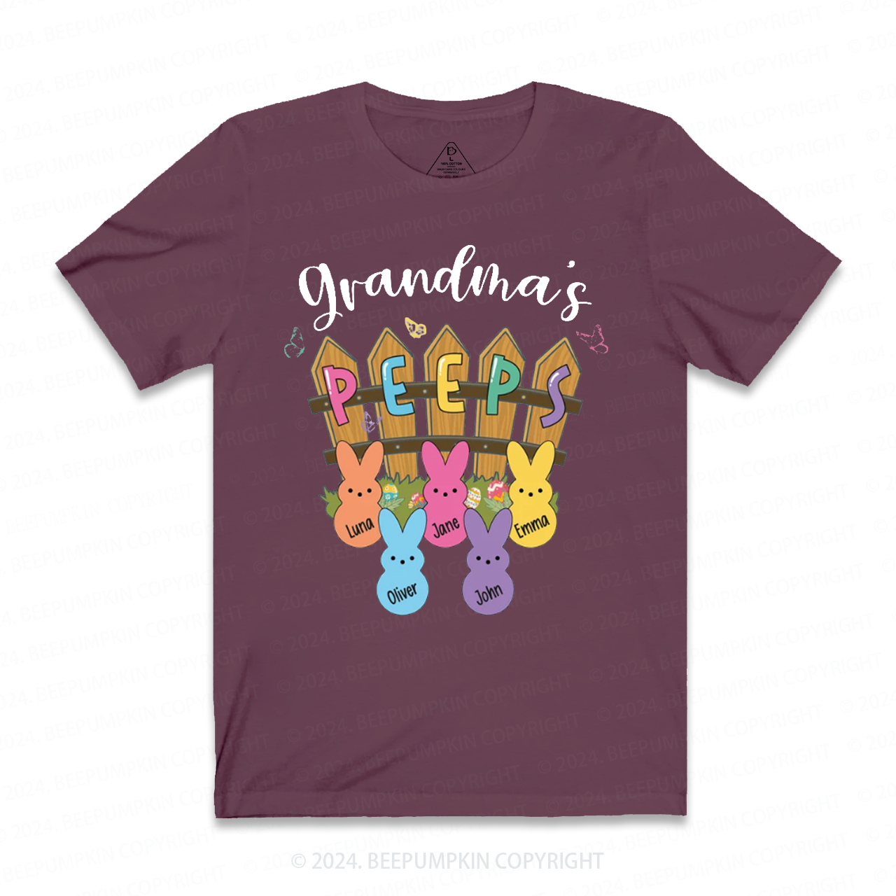 Personalized Granma's Peeps T-Shirts