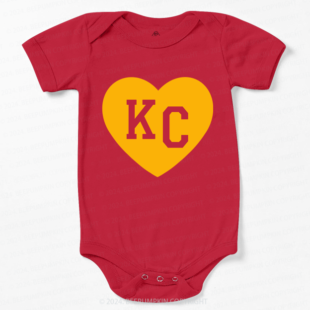Color Love KC Football Bodysuit Beepumpkin