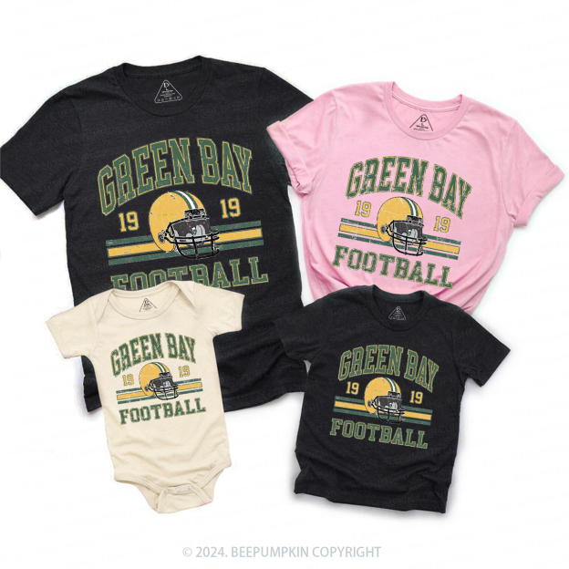 Vintage Football 19 Family Matching Tees Beepumpkin