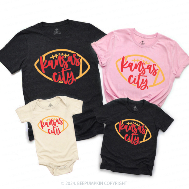 Football Team KC Family Matching Tees Beepumpkin