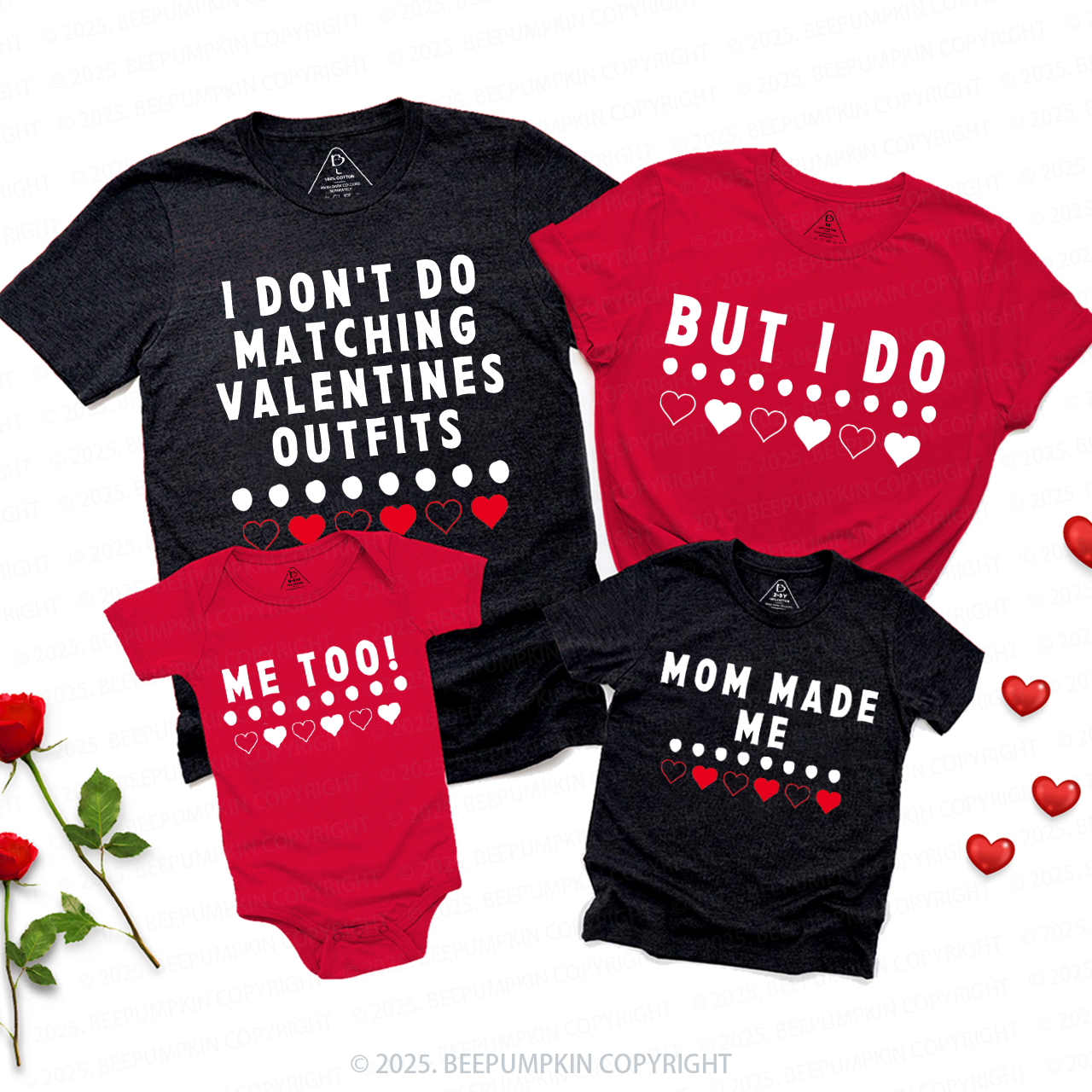 Family Group Valentines Shirt