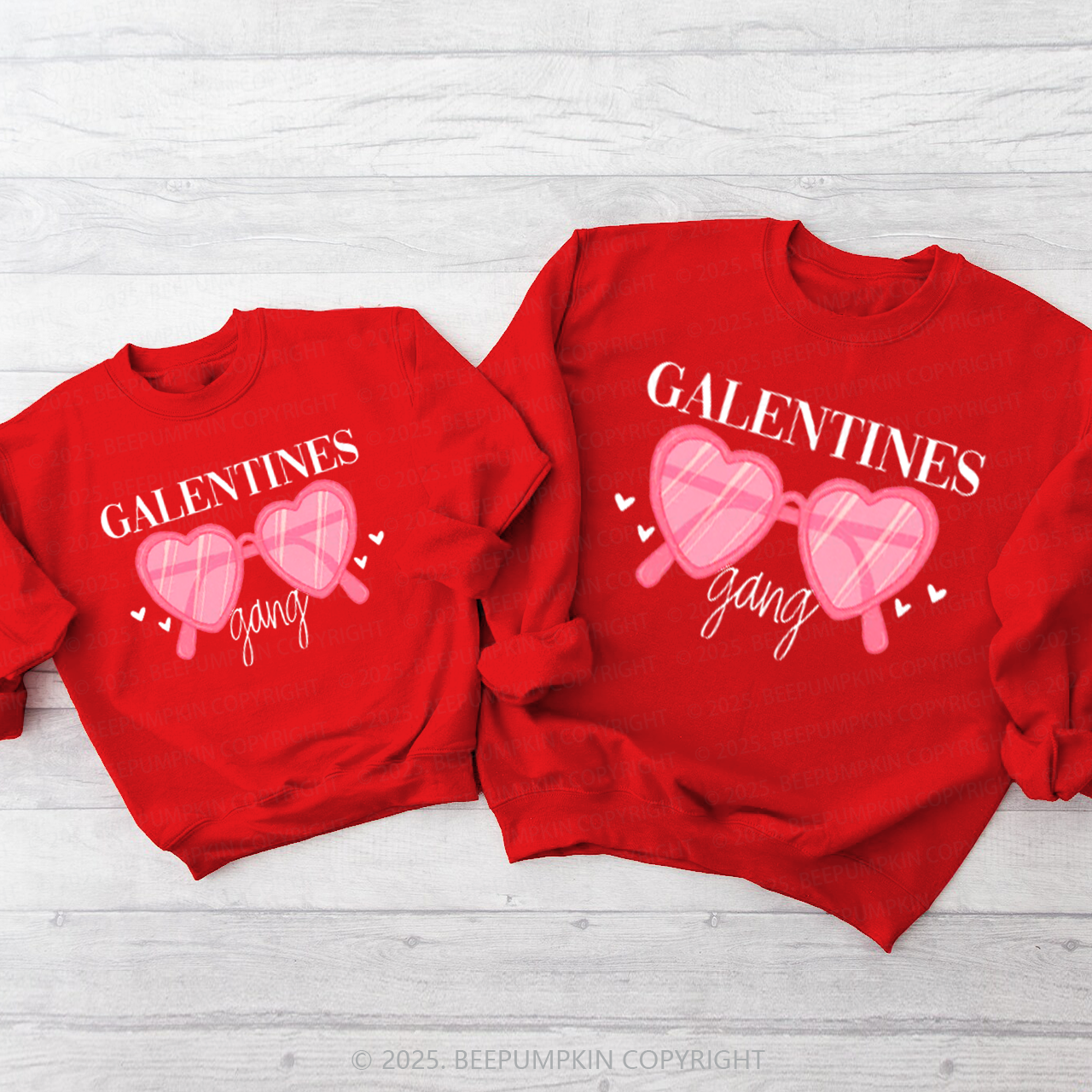 Galentines Gang Sweetheart Matching Sweatshirts