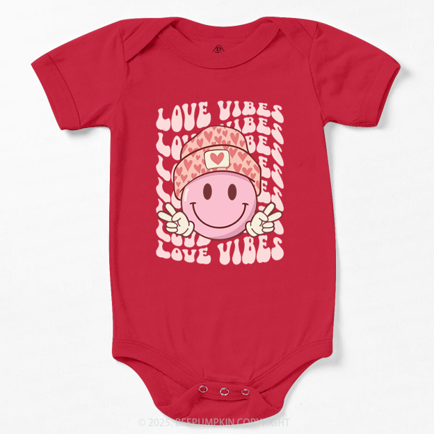 Love Vibes Valentine Bodysuit Beepumpkin