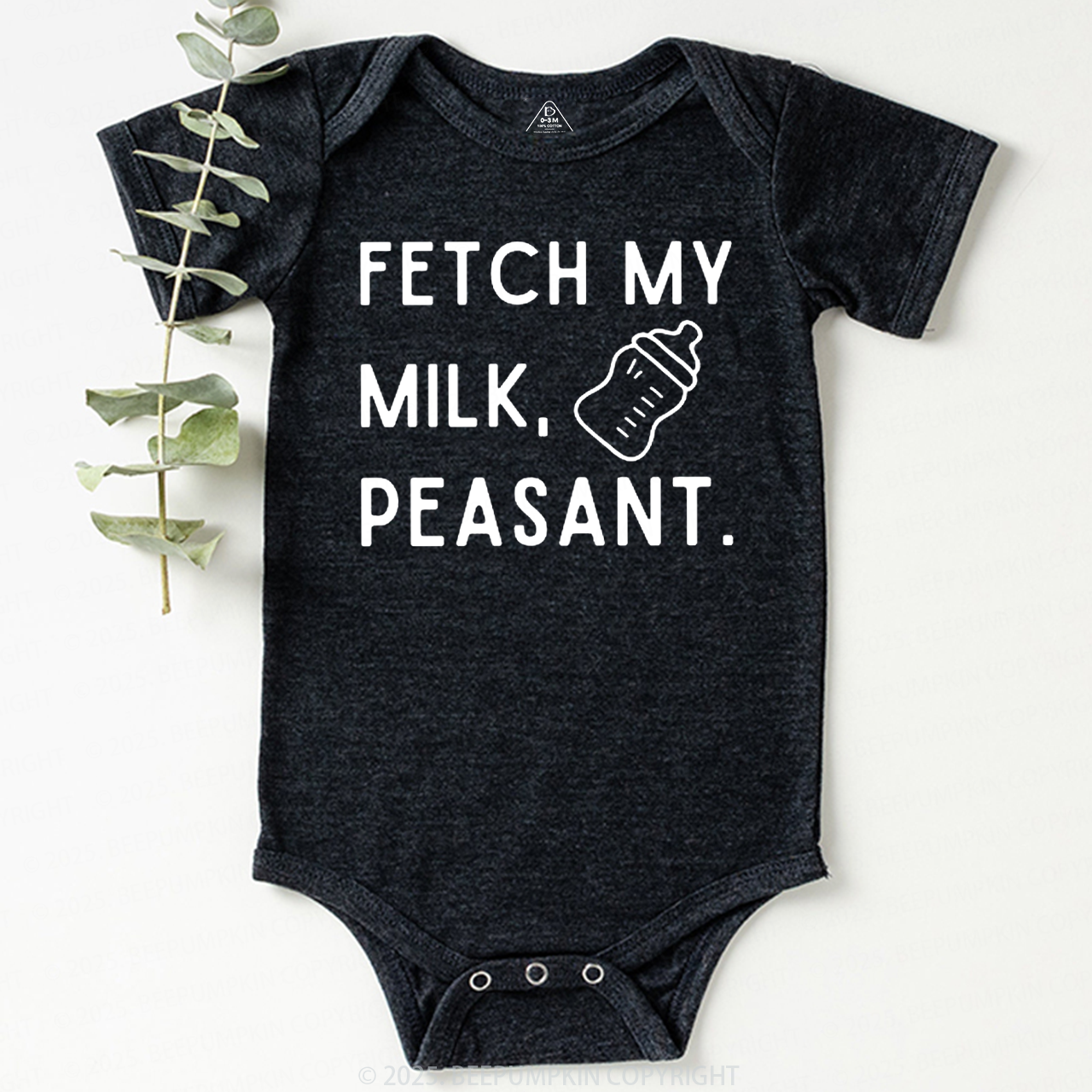 Fetch My Milk Peasant Bodysuit Beepumpkin
