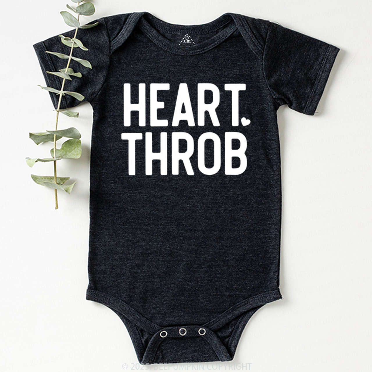 Heart Throb Valentine's Day Bodysuit Beepumpkin