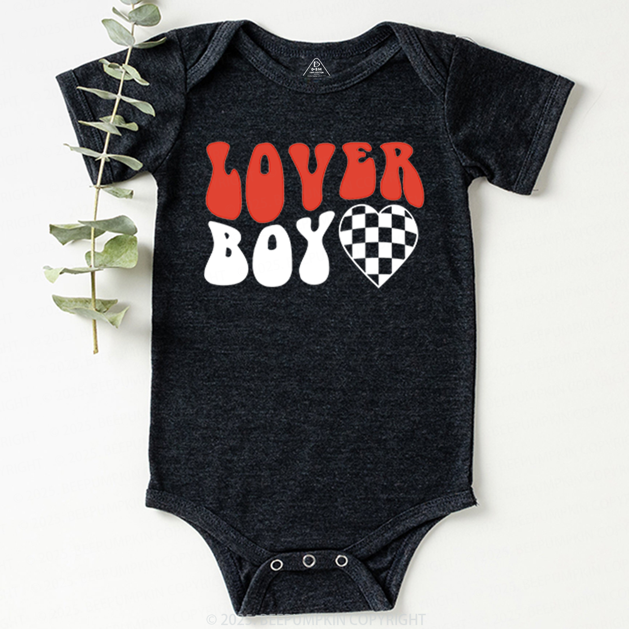 Lover Boy Valentine's Day Bodysuit Beepumpkin