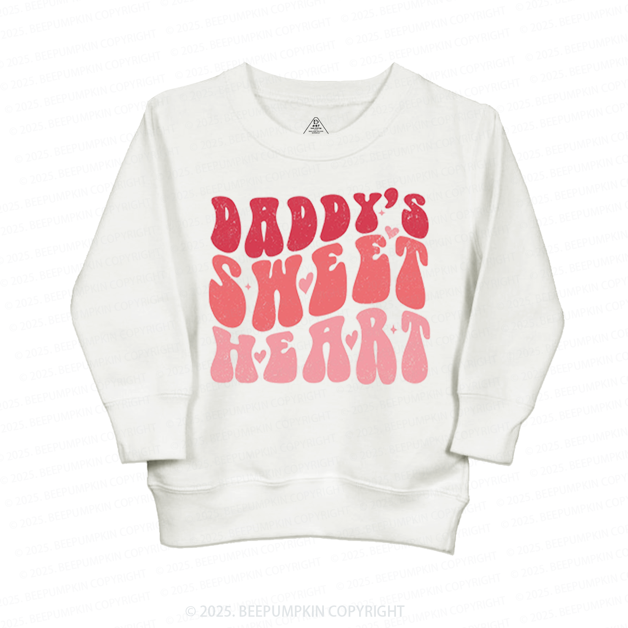 Daddy's Sweet Heart Valentine's Day Kid's Sweatshirt