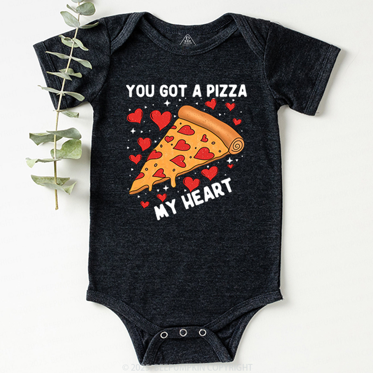 You Got A Pizza My Heart Valentine's Day Bodysuit Beepumpkin