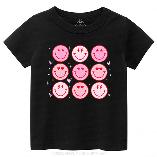 Groovy Heart Valentine's Day Toddler&Kid's Tees Beepumpkin