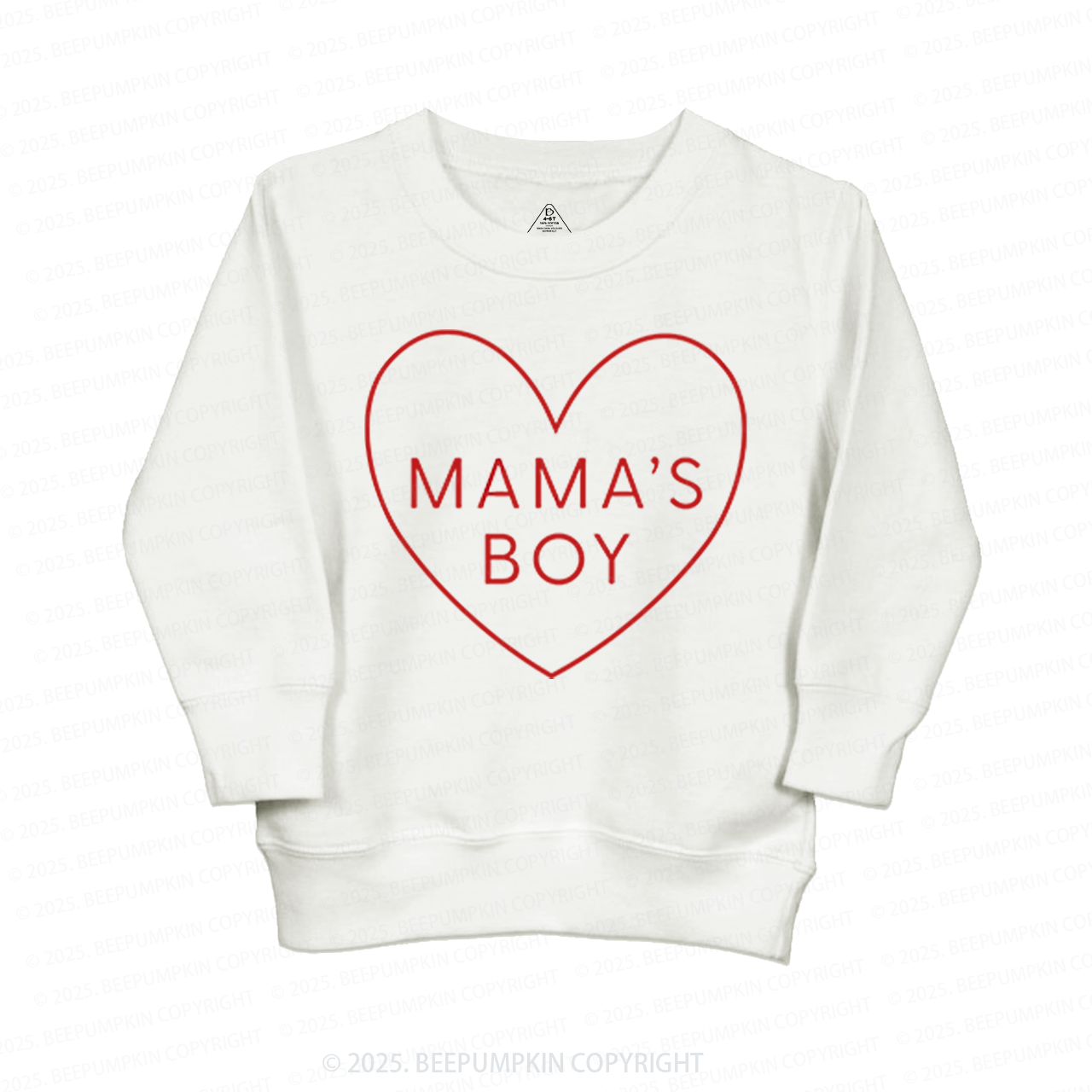 Mama's Boy Valentine's Day Kid's Sweatshirt