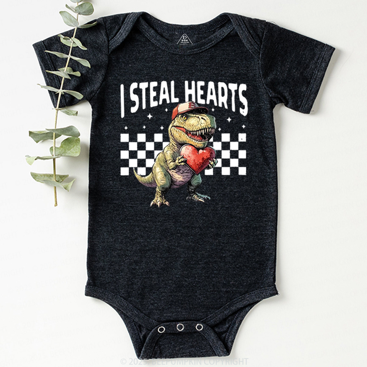 I Steal Hearts Valentine's Day Bodysuit Beepumpkin