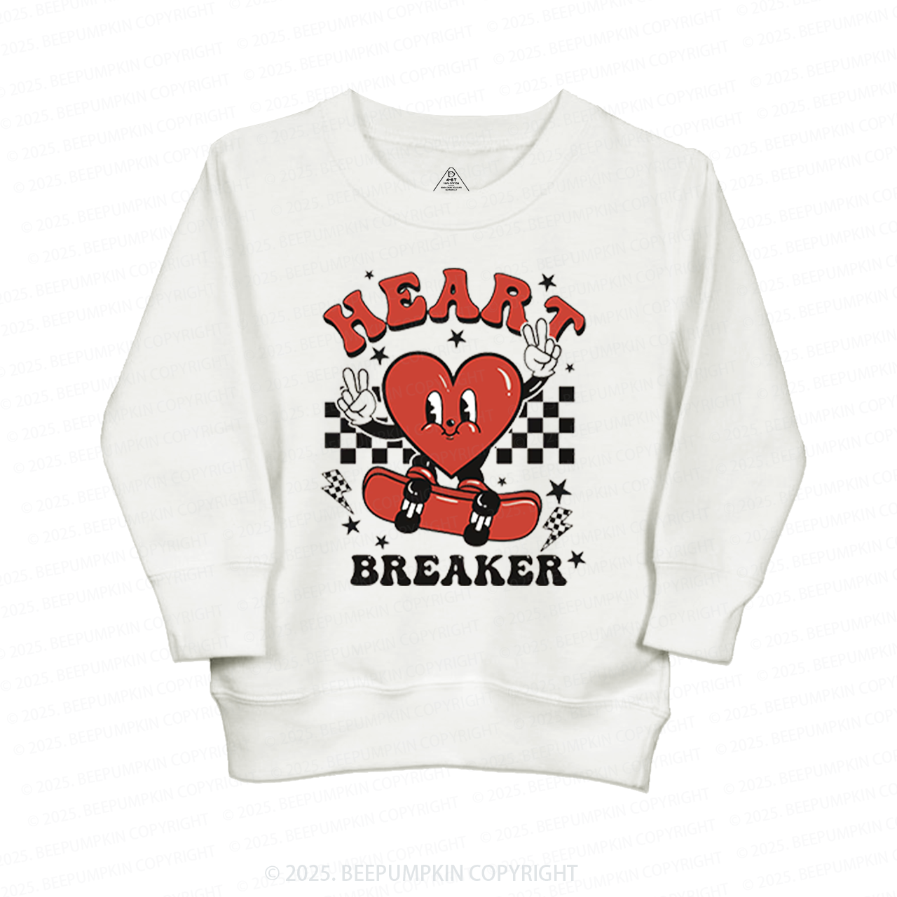 Heart Breaker Valentine's Day Kid's Sweatshirt 2