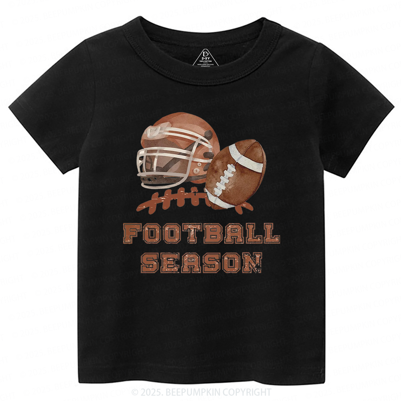 Football Season Toddler&Kid's Tees Beepumpkin
