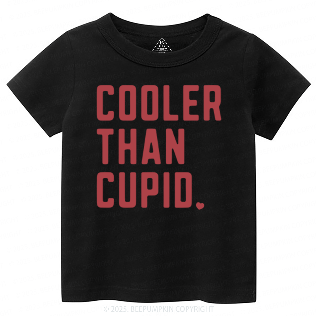 Cooler Than Cupid Valentine's Day Toddler&Kid's Tees Beepumpkin