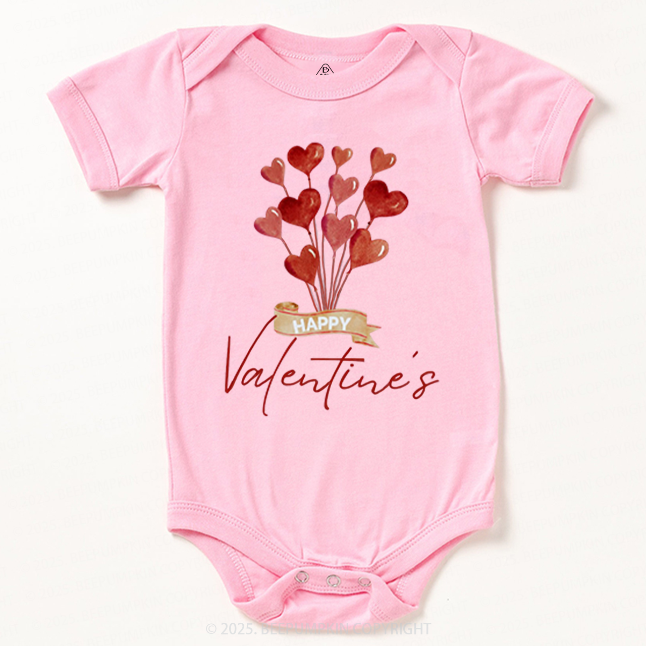Red Hearts Valentine's Day Bodysuit Beepumpkin