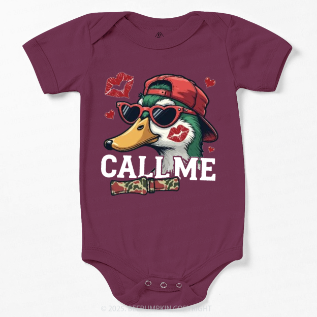 Duck Hunting Valentine's Day Bodysuit Beepumpkin