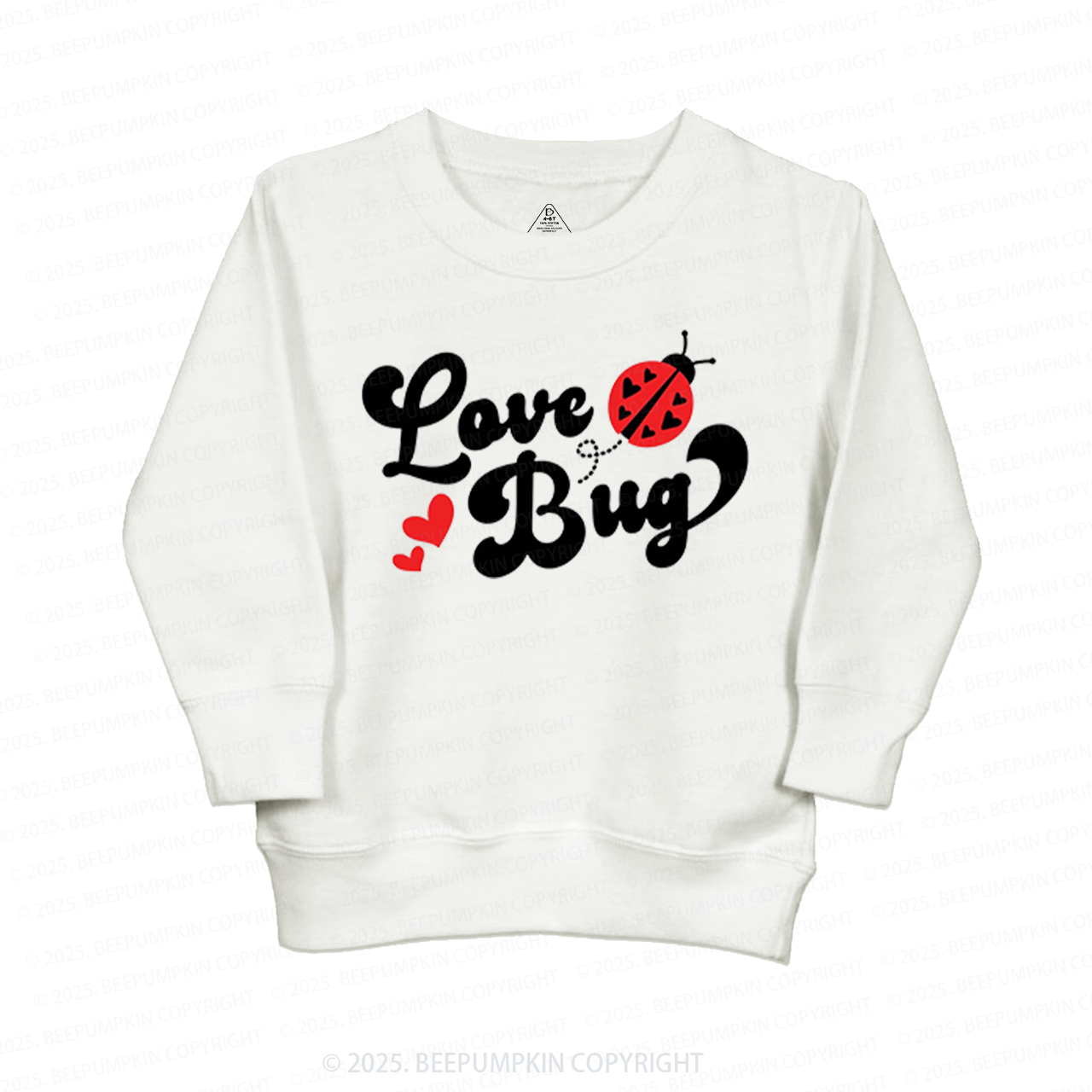 Love Bug Valentine's Day Kid's Sweatshirt