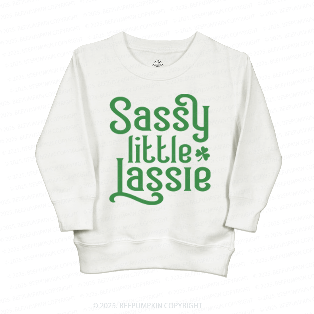 Little Lassie St. Patrick's Day Kid's Sweatshirt