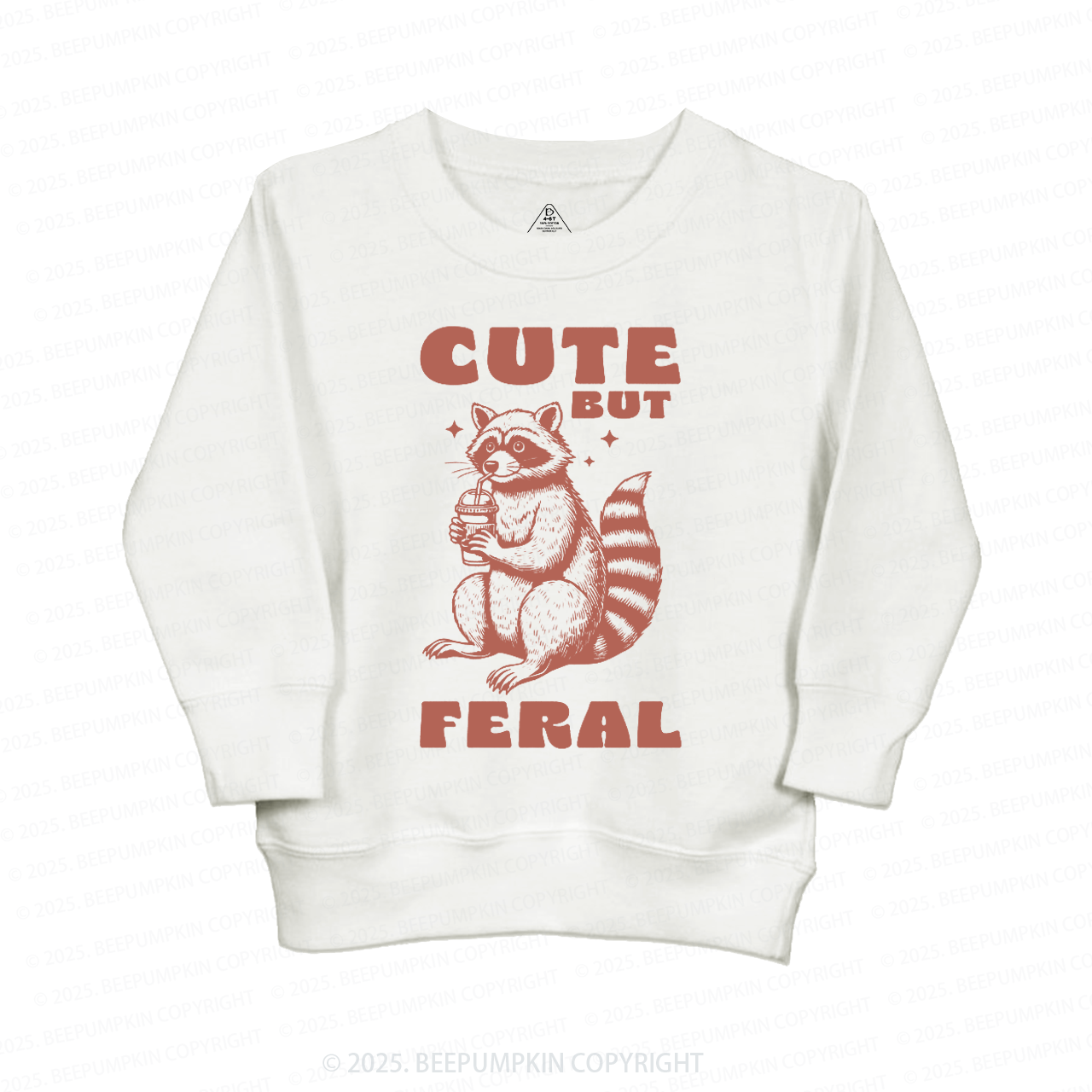 Cute But Feral Kid's Sweatshirt