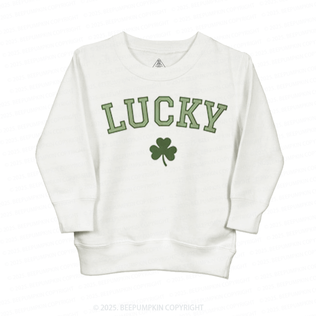 Vintage Lucky St. Patrick's Day Kid's Sweatshirt