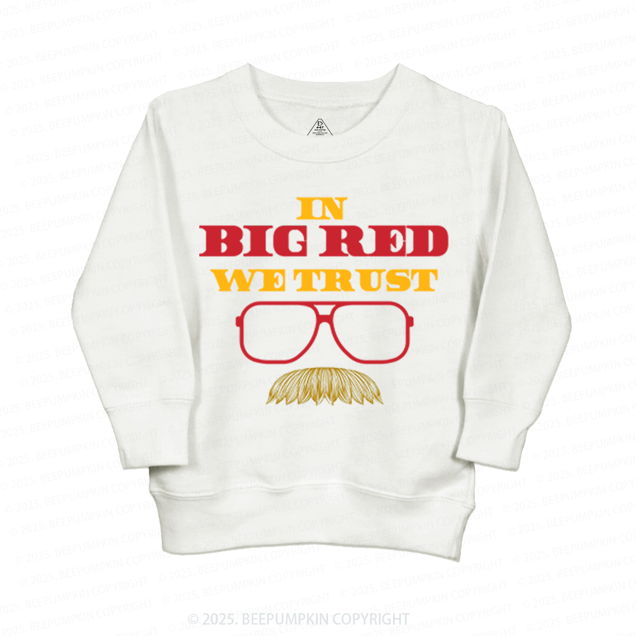 In Big Red We Trust Football Kid's Sweatshirt