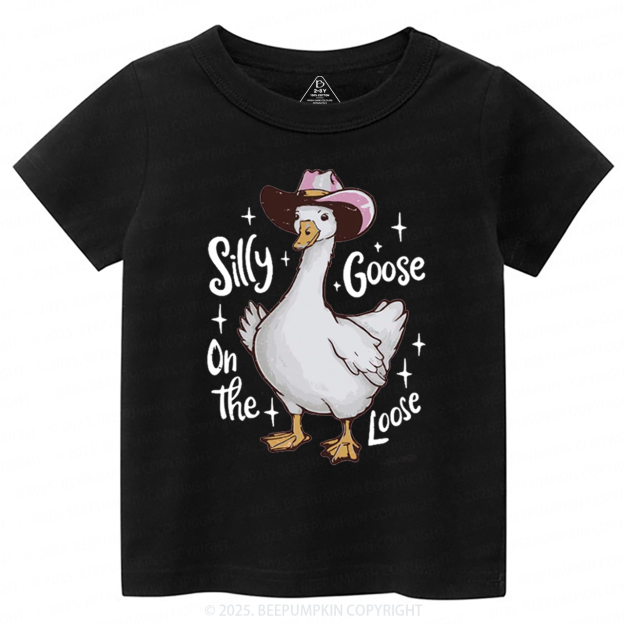 Silly Goose On The Loose Toddler&Kid's Tees Beepumpkin