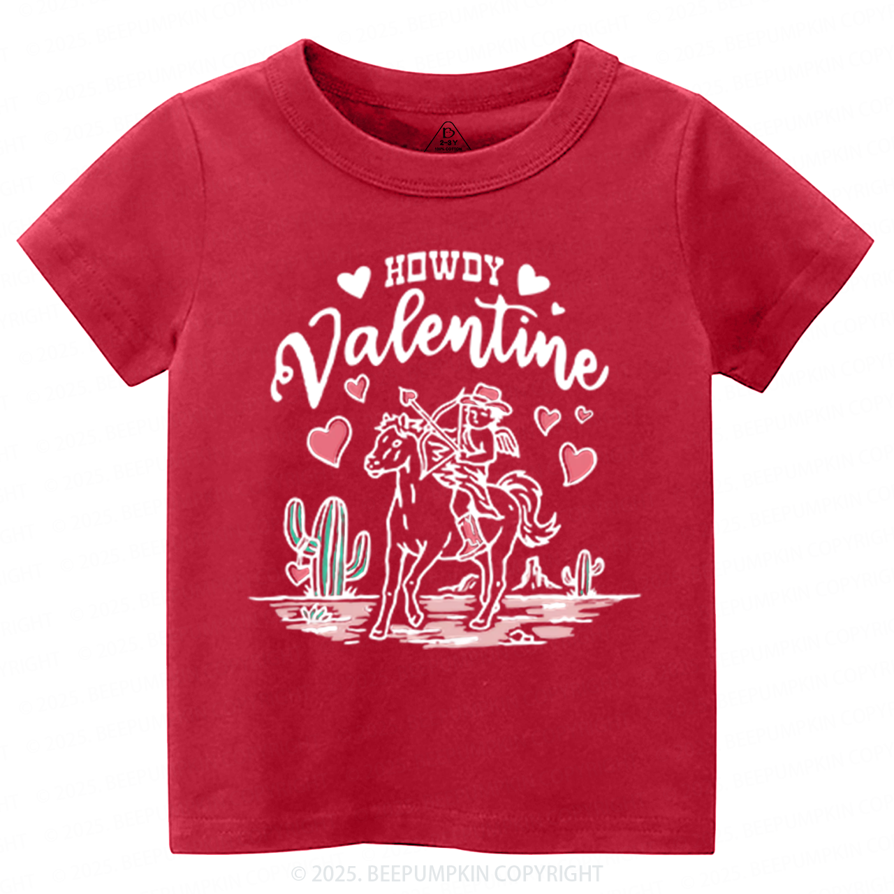 Howdy Valentine Toddler&Kid's Tees Beepumpkin