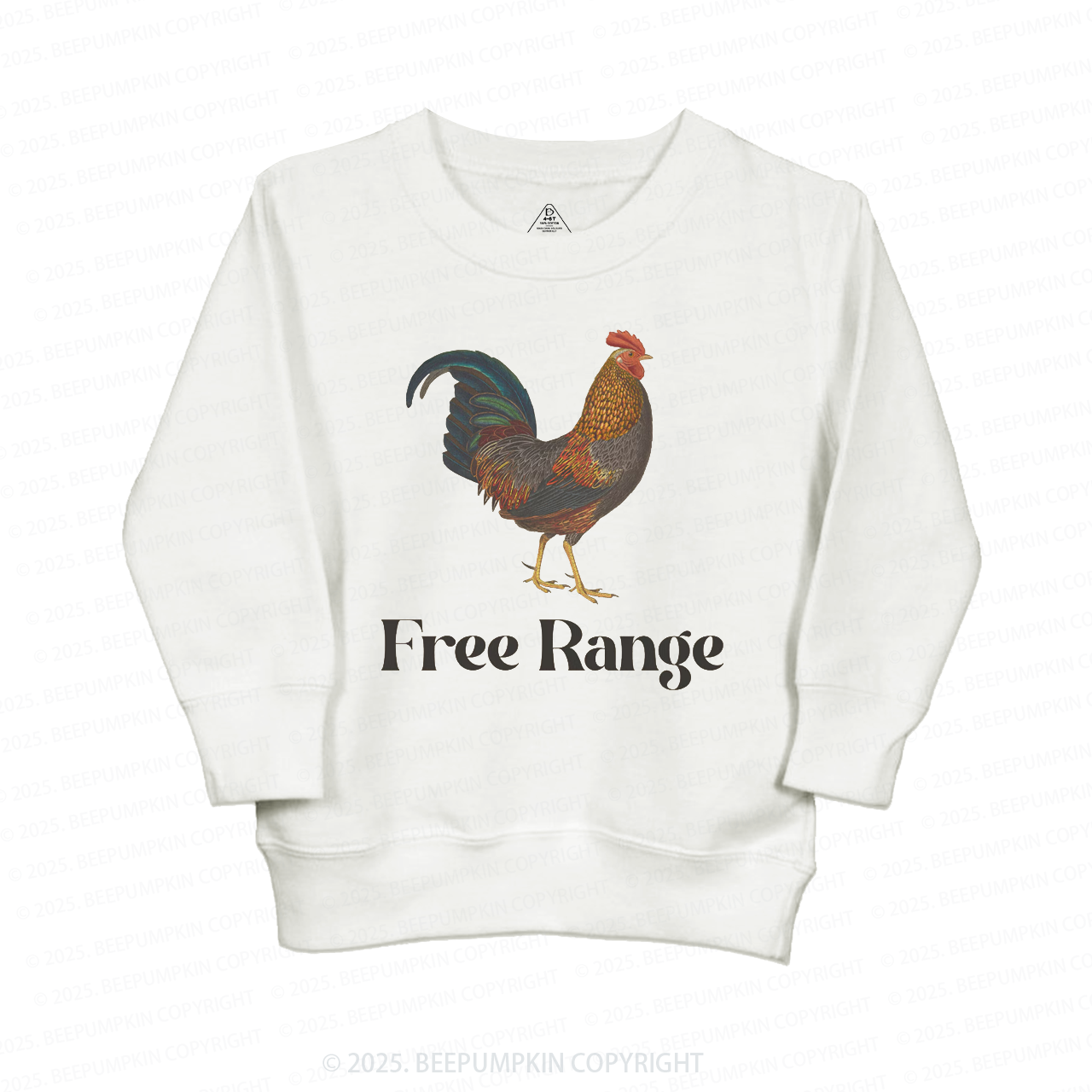Free Range Chicken Kid's Sweatshirt