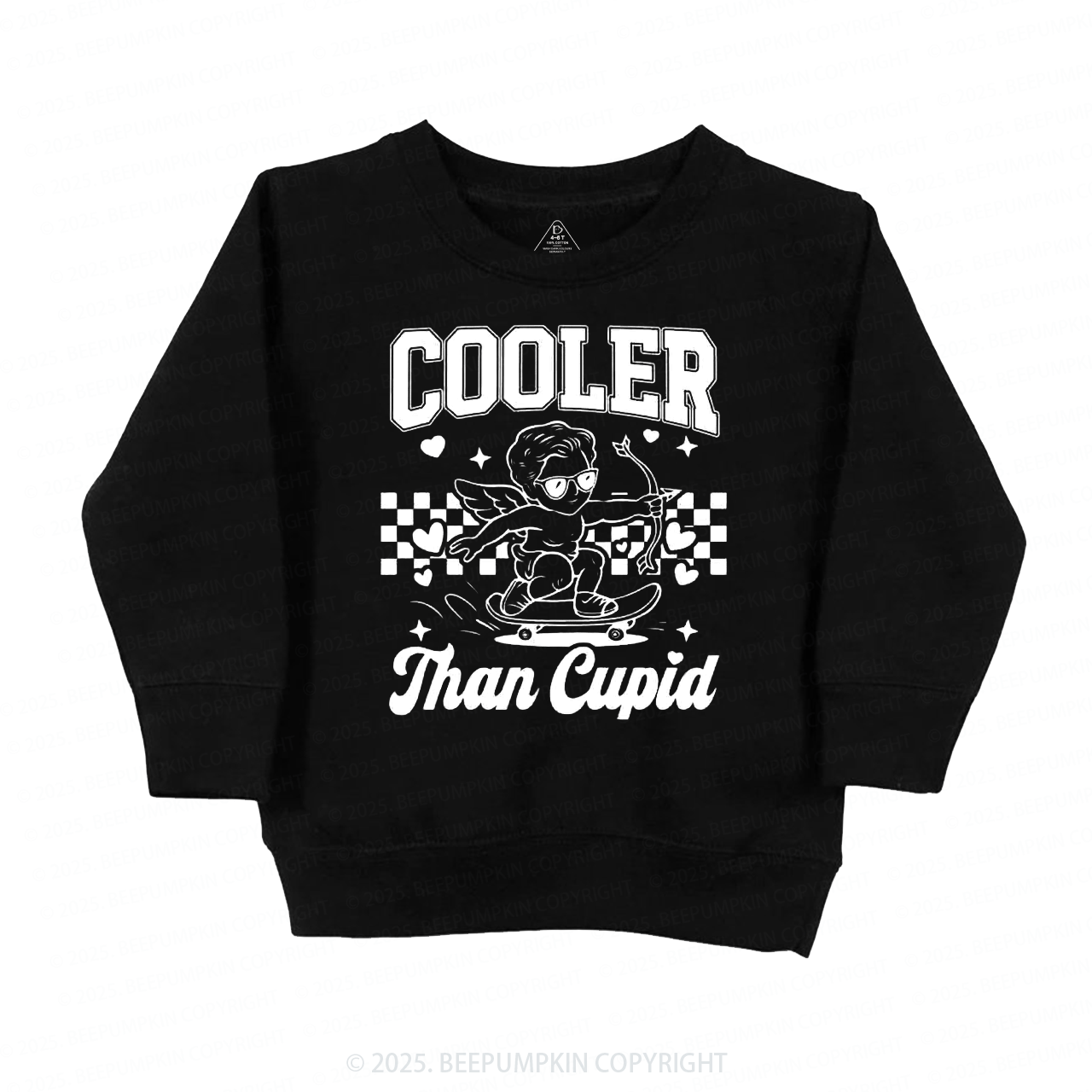 Cooler Than Cupid Kid's Sweatshirt