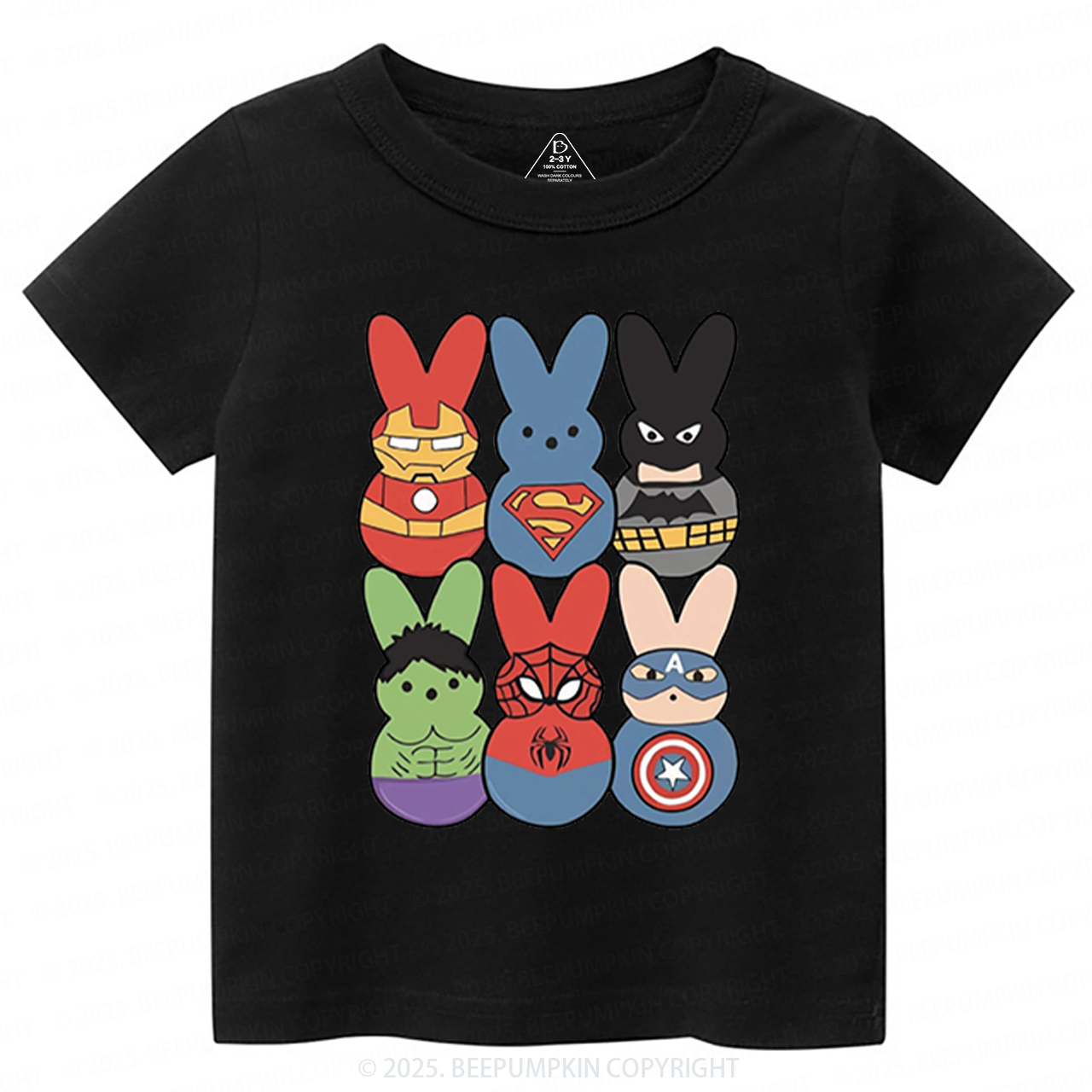 Heroes Easter Day Toddler&Kid's Tees Beepumpkin