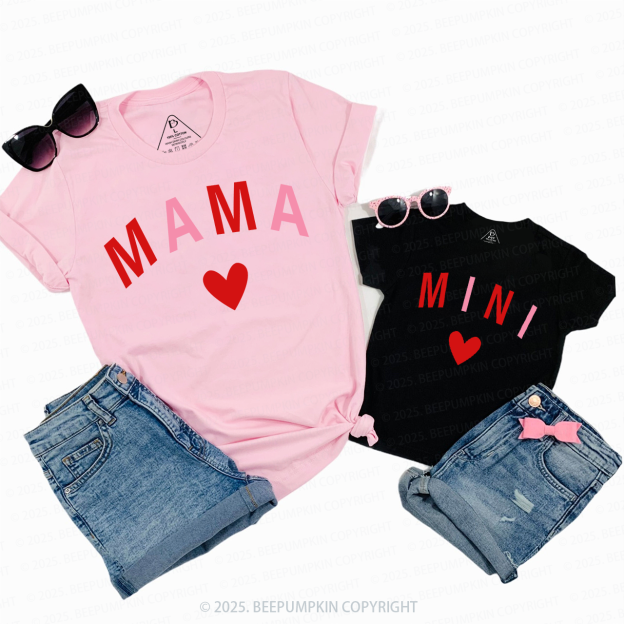 Mommy and Me Valentine's Day Family Shirt