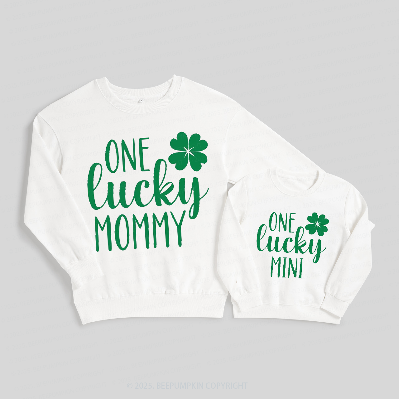 Personalized One Lucky St.Patricks Day Family Matching Sweatshirt2
