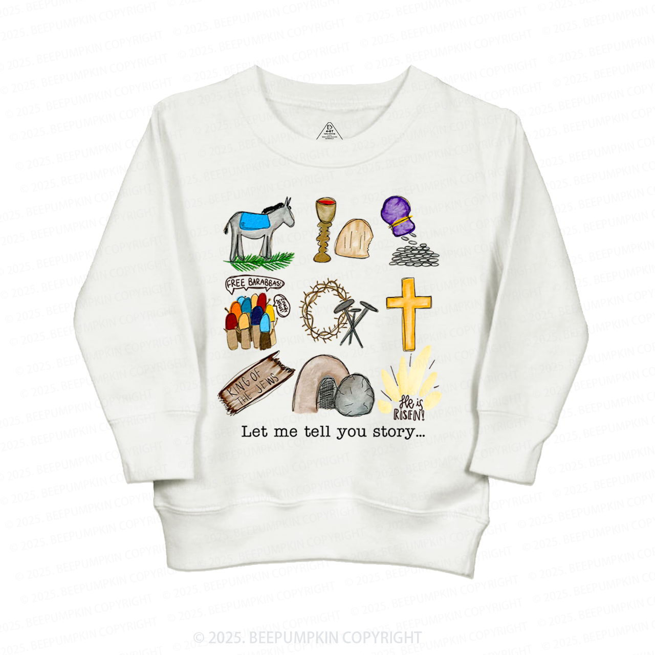 Let Me Tell You A Story Easter Kid's Sweatshirt